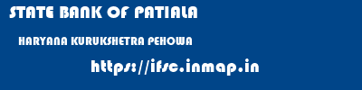 STATE BANK OF PATIALA  HARYANA KURUKSHETRA PEHOWA   ifsc code
